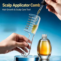 7 Teeths Scalp Massage & Relaxing Comb with Rolling Balls – Gentle Head Massager Comb for Scalp Massage, Hair Care & Relaxation | Hair Oil Comb