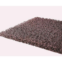 Heavy-Duty Anti-Slip PVC Coil Foot Mat / Dura Mat for Home & Commercial Entryways - Black