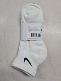 NIKE SHORT LEG/ANKLE WHITE DRIFIT SOCKS