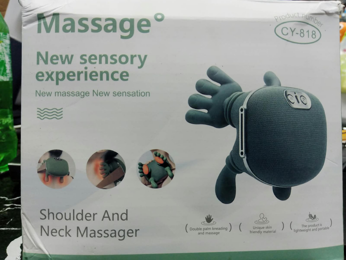 Smart Finger Pressure Neck Massager Electric With Finger Pressure Simulation For Relaxation And Relief