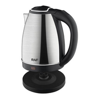 RAF KT-200 Electric Kettle (2.0 Ltr) Concealed – Steel Body - Durable Appliance Designed For Quick Water Boiling In The Kitchen