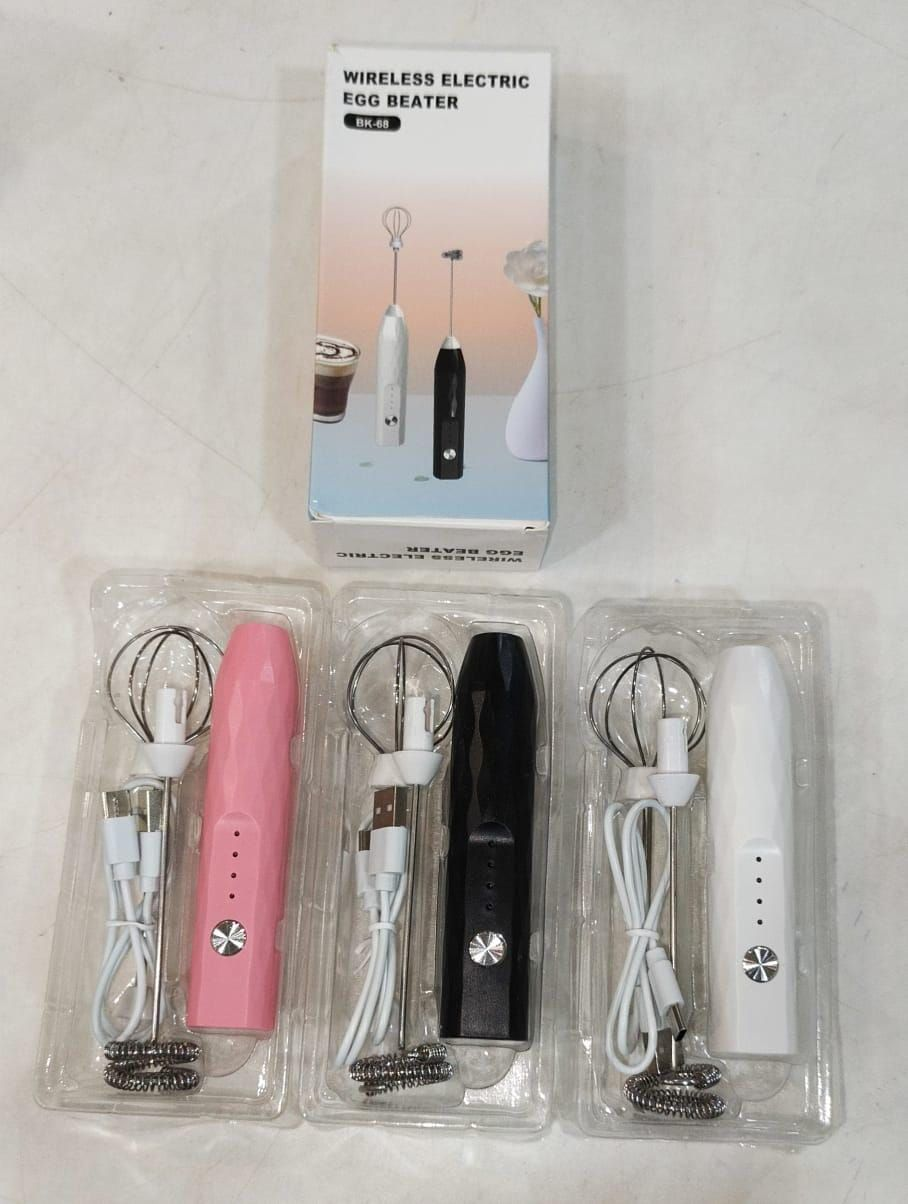 Wireless 2 In 1 Electric Egg Beater And Coffee Frother Rechargeable - Kitchen Accessory Designed For Food Preparation - 1 Pc