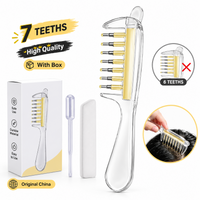 7 Teeths Scalp Massage & Relaxing Comb with Rolling Balls – Gentle Head Massager Comb for Scalp Massage, Hair Care & Relaxation | Hair Oil Comb