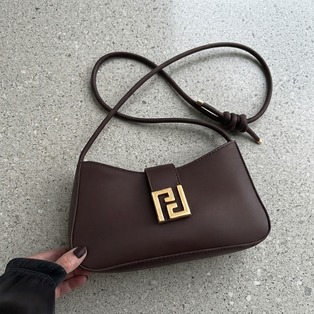 Stylish Brown Cross Body Handbag Casual Shoulder Bag For Everyday Use