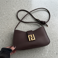 Stylish Brown Cross Body Handbag Casual Shoulder Bag For Everyday Use