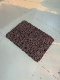 Heavy-Duty Anti-Slip PVC Coil Foot Mat / Dura Mat for Home & Commercial Entryways - Black
